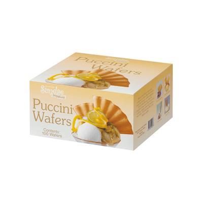Puccini Fan Wafers 2 x 100 Cartons